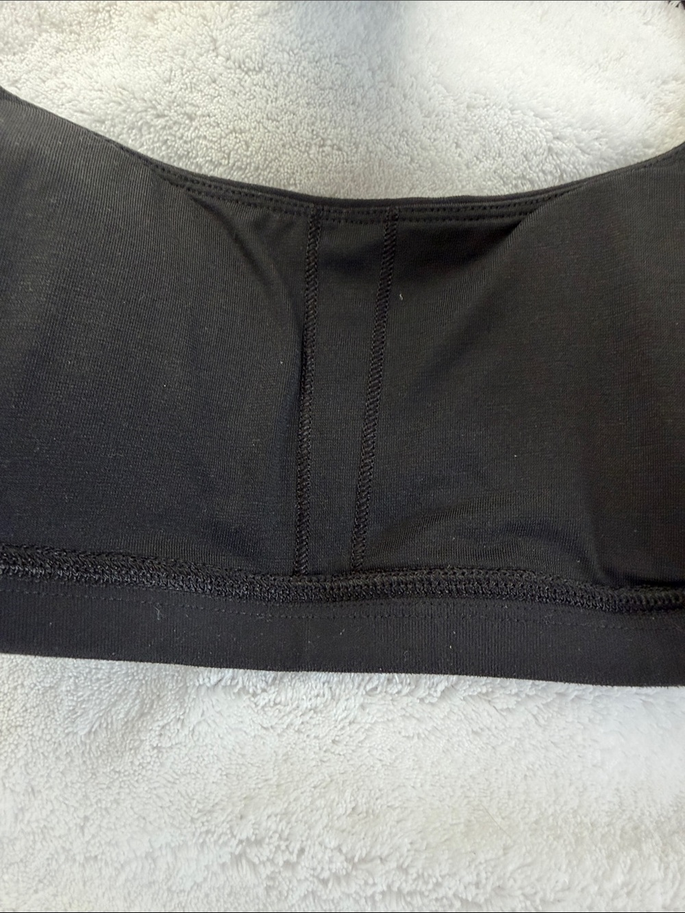 Lululemon True Self Bra II Black Macrame Racerback Size 6 - Picture 8 of 9